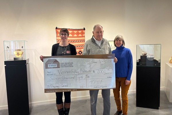 Vernon Filley Art Museum Awarded $7000 Grant from the Peoples Heartland Foundation