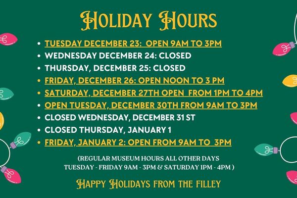 2025 Holiday Hours
